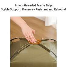 1pc Portable Foldable Washable Anti-Moisture Anti-UV Large Capacity Pet Camp Bed, Suitable For Medium/Small Cats & Dogs Outdoor Use Cat Carrier Cat Backpack Bike Trailer