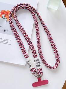 قطعة واحدة سيور هاتف محمول مضفر يدويًا من 3 خيوط