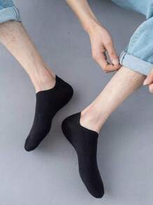 30/10/1 Pair Men/Women's Solid Color Breathable Low-Cut Ankle Socks, Odor-Resistant, Casual Summer Short Socks