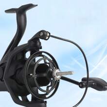 Ultra-Light Long Cast Spinning Reel, Aluminum Alloy Spool, Stainless Steel Bearing, Rotary Fishing Line Wheel, 8000 9000 10000 12000 14000 25KG Heavy Duty Fishing Reel For Saltwater & Freshwater Drag - Silver - View 5