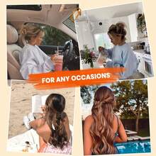 4Pcs Matte Hair Clips For Women And Girls - Rectangle And Double Row Small Claw Clips For Thin/Medium Fine Hair - Nonslip Jaw Clips (Beige, Khaki, Brown, Black)