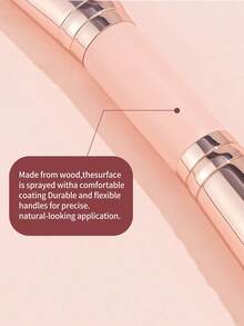 4件套专业双头化妆刷套装，包含斜角粉底刷、轮廓刷、腮红刷、散粉刷、眼影刷、遮瑕刷、高光刷和晕染刷，采用柔软纤维制成，便于携带，是送给女性朋友的理想礼物。 - 黑色 - 查看 4