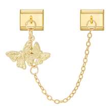 1pc Multifunctional Modular Jewelry Set - Golden Pendant Bracelet, Ring, Anklet, Floral, Star, Bow, Cherry Elements, Lightweight Luxury Design, Freely Combinable