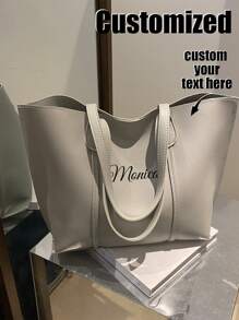 Customized Minimalist Shoulder Tote Bag Large Capacity, Lightweight, Portable, Business Casual, Suitable For Women As Daily Use Dating Gift Women's Vintage Pattern Tote Bag,Large Capacity Shoulder Bag,Stylish Bag For Work, Business Casual Bag