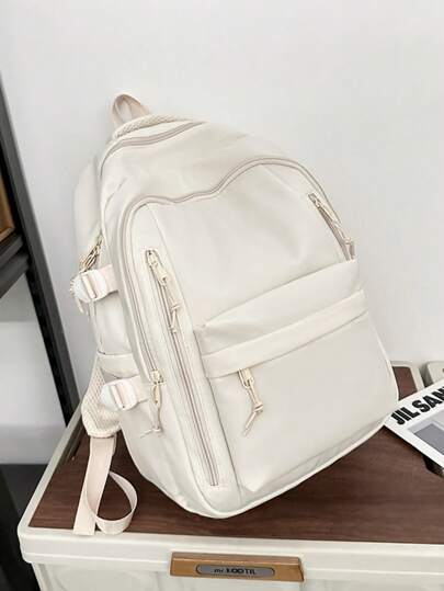 Fashionable Printed Rose Women's Backpack With Multiple Compartments And Pockets, Thick Student Backpack, Waterproof Backpack, Large Capacity