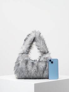 Fall Purse, Premium Style Shoulder Bags,Bridal Patry,Prom Bag,Fur Purse,Prom Accessories ,Holiday Party ,Bag For Women Elegant,Wedding Items,Hobo Handbag(Random Pattern)