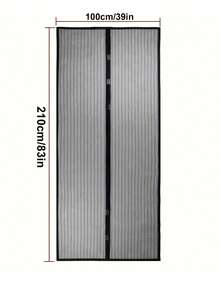 1 件装易安装磁性窗帘 - 自封式（含 9 对磁铁和包边），无需钻孔，房间装饰，家居装饰，尺寸 35.43 英寸 x 82.67 英寸，防虫，透气，经典款式，适用于卧室、客厅等各种房间，用途广泛，是返校季必备单品。 - 彩色 - 查看 5