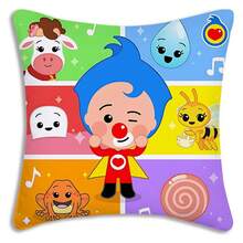 20251pc Pillow Covers Cartoon Anime P-Plims Plim Sofa Decorative Home Double-Sided Printing Short Plush Cute Cushion Cover - 171X189A1 - 查看 1