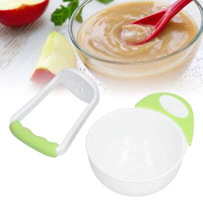 1pc Baby Manual Food Grinder, Fruit Puree Grinding Tool Grinding Bowl