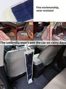 1 Confezione Borsa Portaombrello Multifunzione per Auto, Borsa Portaombrello da Viaggio per Auto Appesa, Borsa Casual e Durevole, Facile da Chiudere con chiusura lampo, Abbiamo una Custodia per Ombrello da Auto che Può Contenere 3 Accessori per Auto, Abbiamo Anche una Borsa Portaoggetti per la Presa d'Aria della Macchina per Vostra Comodità