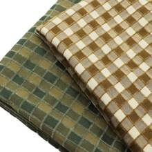 Fringe Fabric Jacquard Woven Plaid With Accents - Ideal For Tablecloths, Party Decor, Curtains, And DIY Projects, Party Decor Fabric Vibrant Plaid Pattern Wallet Durable Fabric - Multicolor - View 2