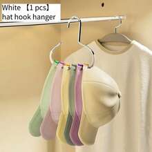 Suporte de Chapéu de Metal Economizador de Espaço - Suporte de Armazenamento Portátil de Aço Liga, Adequado para Bonés de Beisebol, Etc. - Perfeito para Dormitório e Armazenamento Doméstico