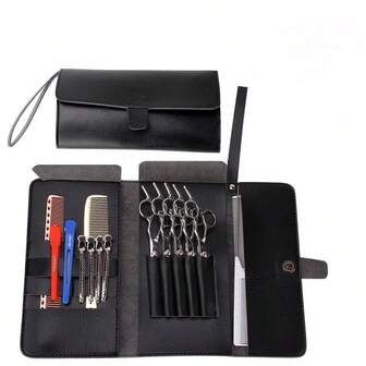 Friseur Werkzeugtasche, tragbare Friseur Tasche, Tasche mit großer Kapazität für Friseursalon, Slick Back Bürste, Barbierzubehör, Haartrockner, Reiseessentials, Reiseessentials, Frisur, Haarpflege, Haar, Reise, Haarpflege Produkte, Haarpflegewerkzeuge, Haarsachen, Barbier, Barbierzubehör, Barbershop, Friseurausrüstung