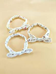 Bộ 3 băng đô co giãn hình tai thỏ, phụ kiện tóc hoạt hình cho trẻ sơ sinh và trẻ mới biết đi - Nhiều màu - Xem 21