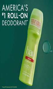 Ban Invisible Roll-On Antiperspirant Deodorant For Women And Men, 24-Hour Underarm Odor &Amp; Sweat Protection, Unscented, 35 Oz, Pack Of 2