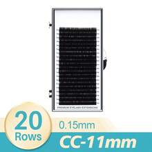 20 排睫毛延长 C CC D 卷曲俄罗斯浓密睫毛 0.03 0.05 0.07 0.10 0.15 0.20 8-15 毫米厚度睫毛簇、睫毛簇、单根睫毛、睫毛、假睫毛 - CC - 查看 20