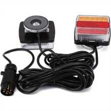 12V Magnetic Trailer Rear Light 10.3 * 9.3 * 6.8cm Board Lamps 7.5 Metre Cable Left And Right Side LED Trailer Lights - Variant1 - View 2