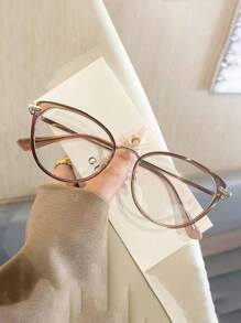 زوج من نظارات المرأة ذات عدسات متغيرة اللون بتصميم عيون القطة، نظارات كاجوال كيوت مضادة للإشعاع، نظارات شمسية للخارج مناسبة لجميع الفصول، يمكن ارتداؤها خارجًا بدون مكياج، نظارات زخرفية متغيرة اللون بشكل عين القطة