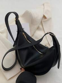 Bolsa Feminina de Ombro Tiracolo Alça Regulavel Fechamento em Ziper