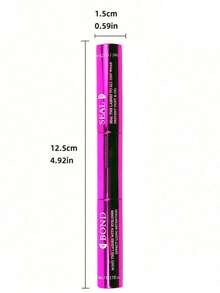 睫毛粘合和密封 10ml 单根睫毛胶水和密封超强定型 DIY 睫毛延长和睫毛胶水去除剂 5ml 套装保持 48-72 小时防水簇状睫毛胶睫毛延长套装化妆工具