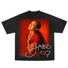 Jhene Love Tee T-Shirt, Rap Tee Concert Album 90s Graphic Tee Black S-5XL