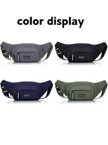 Men's Fashion Multi-Pocket Casual Sports Waist Bag, Travel Crossbody Chest Bag Large Capacity Chest Bag, Autumn College Men's Bag Waist Bag Crossbody Bag Fun Gift Holiday Thanksgiving Men's Gift Vacation Hiking Men's Bag Shoulder Bag Hobo Bag Travel Essentials Holiday Essentials Summer Back To School Waist Bag Backpack Waist Bag Spring School Supplies