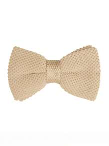 Children's Fashionable Knitted Double-Layer Bow Tie, Boys Girls Flower Girl Formal Wear British Style Baby Bow Tie, Suitable For 3-16 Years Old Kids To Wear For Performance, Wedding, Party, Daily