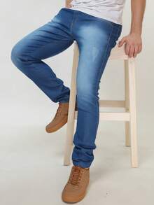 MEN'S JEANS WITH ELASTANE - Medium/1-Piece - 查看 3