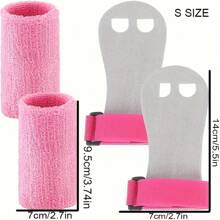 Gymnastics Wrist Wraps Set, Wrist Sweatband And Palm Protection Straps, Wrist Support Sports Accessories, Suitable For Workout, Breathable Moisture-Wicking Sports Wristband, Suitable For Men And Women, Applicable To Tennis, Soccer, Basketball, Running And Other Sports, Elastic Fit, Suitable For Various Activities, Multi-Functional Wrist Support, Fashionable And Practical, Anti-Sweat Wristband, Gym Wrist Gymnastics Wrist Wraps Set