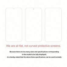 3 piezas de protector de pantalla de vidrio templado HD compatible con 30SE Pro Max