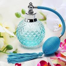 Atomizor de parfum elegant cu ciucuri 100 ml, atomizor de parfum din sticlă reîncărcabilă, elegant, cu decor de ciucuri - sticlă pulverizatoare fără PVC, potrivită pentru călătorii și uz casnic