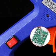 1 pieza Pistola de pegamento en caliente inalámbrica de color macaron | 20W Mini herramienta DIY antiscaldadura para manualidades para niños | Adecuada para scrapbooking, reparación del hogar, calafateo | Diseño ligero, fácil de transportar | Antiscaldadura, adecuada para niños | Calentamiento eficiente, unión rápida | Multiusos, cumple con diversas necesidades de manualidades + 10 piezas Barras de pegamento transparentes blancas de 7*100mm | Barras de pegamento en caliente de alta viscosidad para manualidades