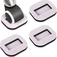 4个高品质毛毡家具垫 - 防滑椅腿垫，保护硬木地板免受刮擦，办公椅脚轮止动器，防滑垫 - 彩色 - 查看 11