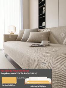 1 件波西米亚风沙发套 - 高品质涤纶面料，防滑、防污、宠物友好，适用于办公室、卧室、客厅、单人椅到三人沙发，四季皆宜，可机洗 - 卡其色 - 查看 18
