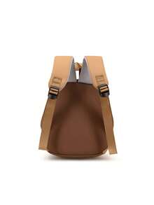 1 New Nylon Backpack, Cute Capybara Pattern Design, Can Be Carried On One Shoulder, Multiple Pockets With Zipper Closure, Fashionable Cartoon Style, Suitable For Daily School And Outdoor Travel - A - View 8