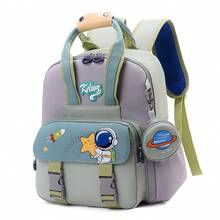 New Cute Cartoon Print Backpack, School Backpack, Travel Backpack - Multicolor - View 5