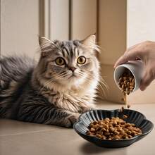 1pc Ceramic Pet Bowl, Cat Food Bowl Dog Food Bowl, Black & White Minimalist Pet Feeding & Drinking Bowl, Shallow Pet Bowl For Cats & Dogs, Safe Underglaze Craftsmanship - Multicolor - View 3