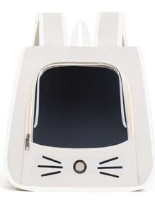 1 Stück Katzen-förmiger Haustier-Transportrucksack, 4 Farboptionen, geeignet für Katzen bis 6kg oder Hunde bis 5kg für Outdoor-Aktivitäten