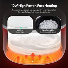 Foreverlily Mini Wax Hair Removal Kit - Designed For Nose, Ear And Eyebrow Hair (Wax Not Included) - Purple - View 3