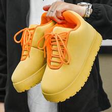 New Men's Bread Shoes Sports Versatile Casual Sneakers Men - Xám - Xem 5