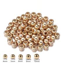 100pcs/Pack CCB Material 4/5/6/8/10mm Large Hole Beads, Bracelet Necklace Phone Chain Making Spacer Beads, DIY Jewelry Craft Loose Beads - CCB Large Hole Beads - View 20