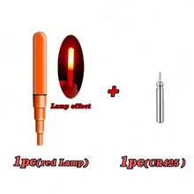 1/3/5 件夜钓夜光棒，高亮度防水发光杆，适用于钓鱼浮标、钓鱼配件（带 CR425 电池）