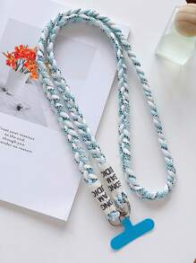 قطعة واحدة سيور هاتف محمول مضفر يدويًا من 3 خيوط