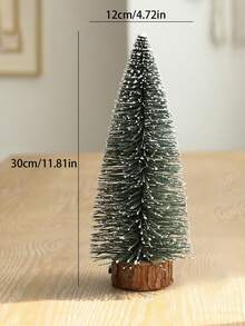 1 قطعة شجرة عيد الميلاد الصغيرة لتزيين الطاولة، شجرة عيد الميلاد الصناعية الصغيرة للمكتب لديكور العطلات، شجرة صنوبر مغطاة بالثلج لديكور المنزل في فصل الشتاء، زخرفة عيد الميلاد الصغيرة للمكتب، ديكورات عيد الميلاد للمنزل، هدايا عيد الميلاد
