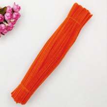 100/200pcs Bulk DIY Chenille Stem/Pipe Cleaner, Comes With Tutorial Video, 62 Colors Fluffy Chenille Craft Supplies For Handmade, Crafts, Art Decoration, Pom Poms