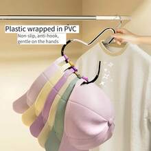 Suporte de Chapéu de Metal Economizador de Espaço - Suporte de Armazenamento Portátil de Aço Liga, Adequado para Bonés de Beisebol, Etc. - Perfeito para Dormitório e Armazenamento Doméstico