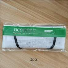 1 pieza Soporte colgante para bolsa de basura de cocina, organizador de bolsas de plástico montado en la pared de gran capacidad, bolsa de red con