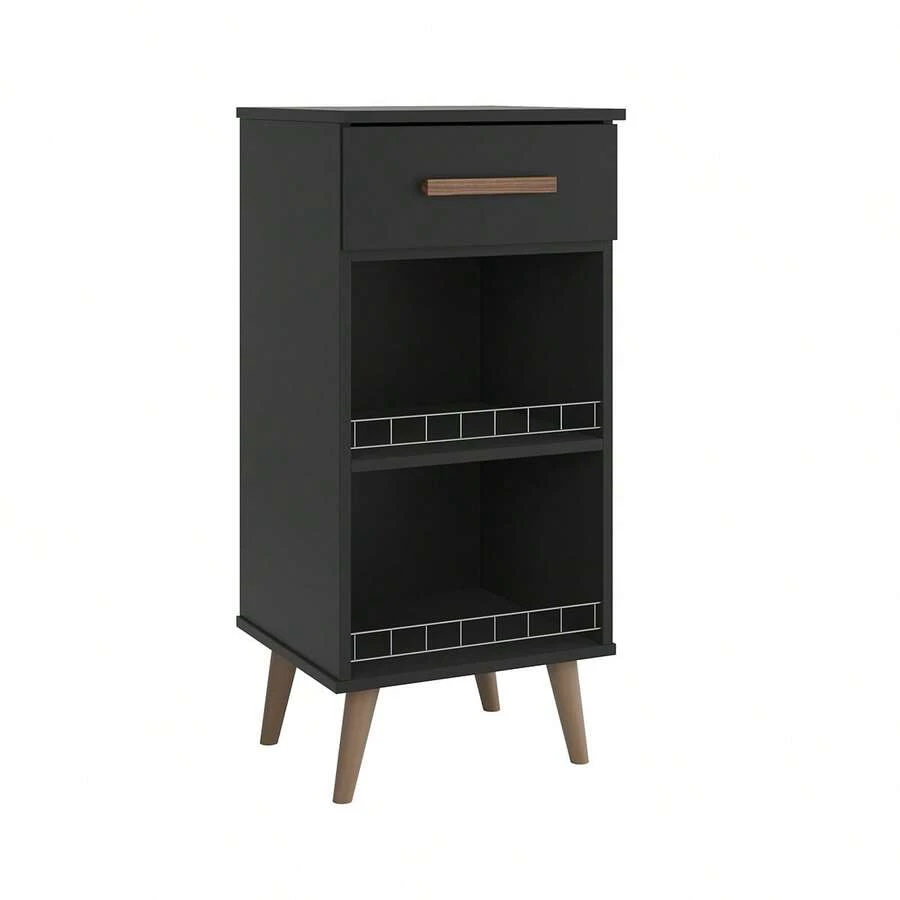 Fenix Water Cooler Counter With Drawers And Fruit Bowl - Negro - Ver 1