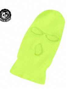 Musion 1 pieza Pasamontañas con 3 agujeros Balaclava Máscara facial completa de 3 agujeros Cubierta de invierno para deportes al aire libre Pasamontañas de punto de colores para hombres y mujeres Accesorio perfecto de invierno para deportes al aire libre para mantenerse abrigado - Multicolor - Ver 12