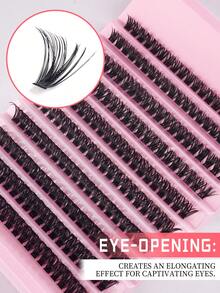 200 Pcs D Curl Lashes Clusters,8-16mm, False Eyelashes 10 Rows 30D Cluster Lashes,Invidual Eyelashes Natural Looking & Lightweight Lashes, Lashes Extension, Easy Makeup Eyelashes , DIY Segment Eyelashes,Thick & Dramatic Lashes, Segment Lashes - C - View 17